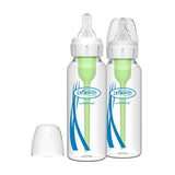 + Glass Narrow Bottles, 8-oz, 2-pk