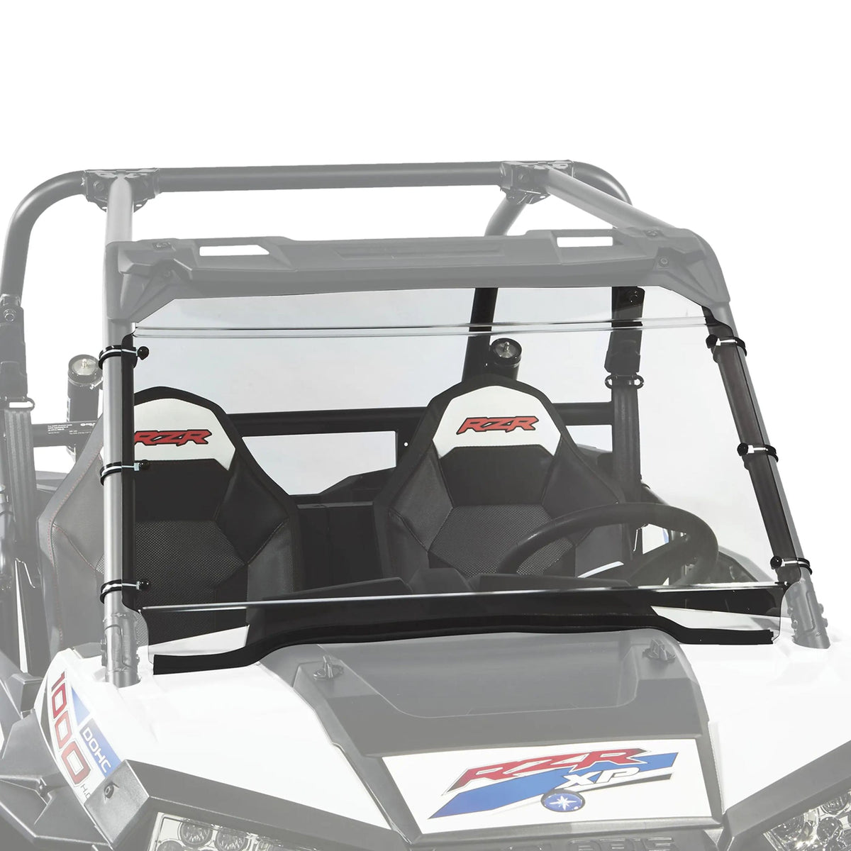 Hard Coated Full Fixed UTV Windshield for RZR 1000