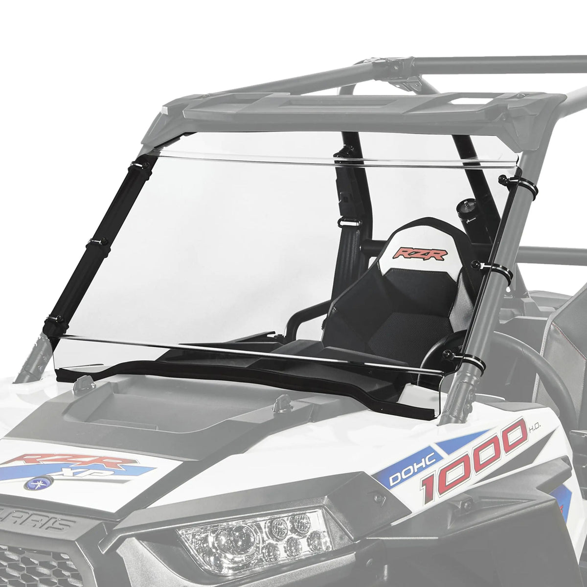 Hard Coated Full Fixed UTV Windshield for RZR 1000