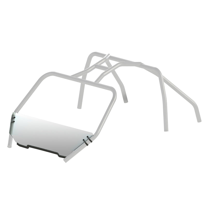 Uncoated Half Fixed Windshield, Wildcat Q3120