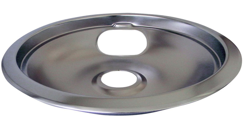 Chrome Drip Pan Shallow Draw, 8-in U2803
