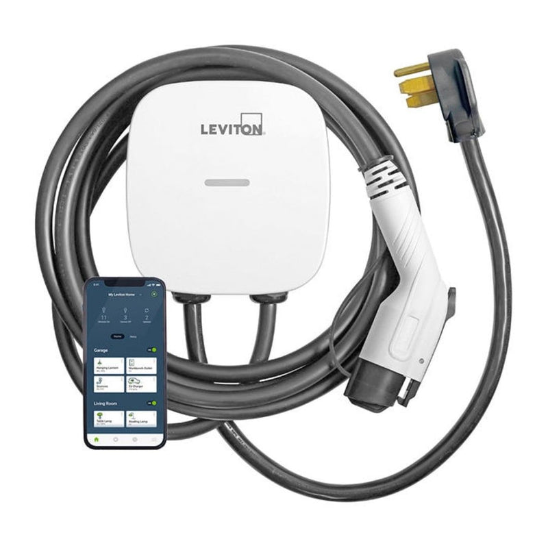 40A Wi-Fi Level 2 NEMA 14-50 J1772 Plug-In EV Charger with 25-ft Cord X9101