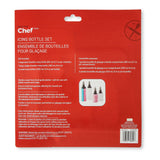 Icing Bottle Set with 4 Different Tips, 4-pc