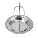 Stainless Steel Folding Beer Can Chicken Holder/Chicken Roasting Rack Stand