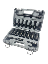 1/2-in Drive Professional Grade Impact Sockets Set, 18-pc, Metric