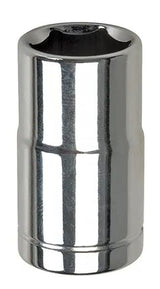 1/4-in Drive Assorted Sizes Regular Socket, 6-Point, Nickel-Chrome Plating