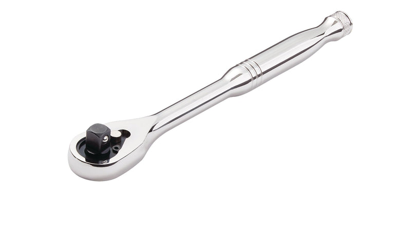 3/8-in Drive 90-Tooth Ratchet, CRV, Nickel-Chrome Plating, 8-in X8279