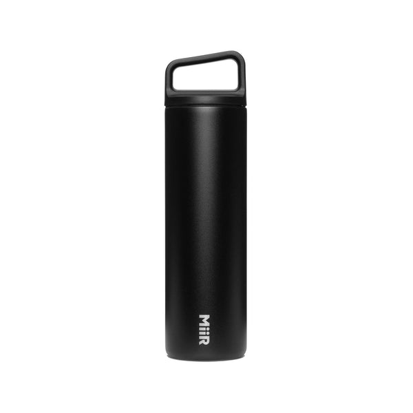 Wide Mouth Stainless Steel Insulated Travel Water Bottle, Black, 20-oz R3836