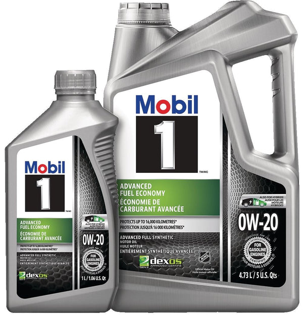 Advanced Fuel Economy 0W20 Synthetic Engine/Motor Oil Set, 4.73-L + 1-L R597