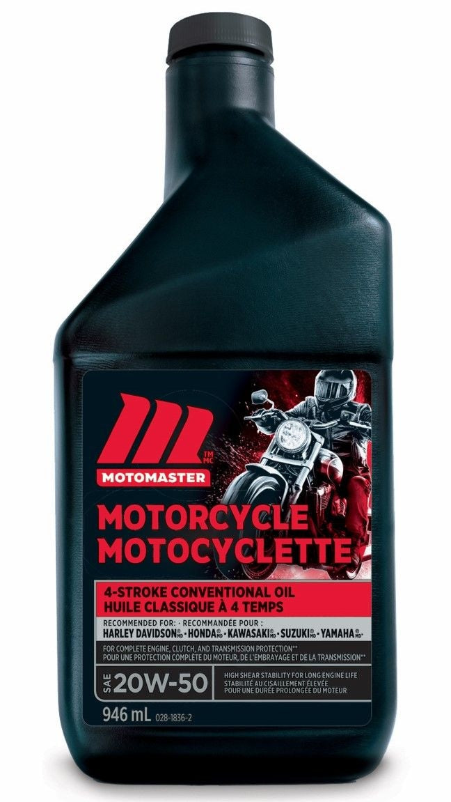 4-Stroke Motorcycle Oil SAE, 946-mL O9164