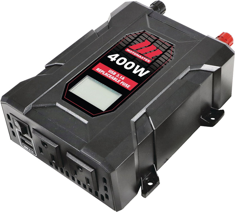 400W Power Inverter with LCD Screen, Grey A4491
