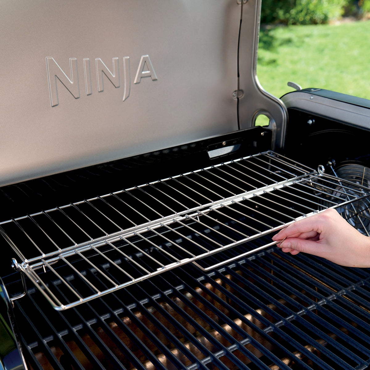 FlexFlame Upgrades Expandable Stainless Steel Roast & Smoke Rack