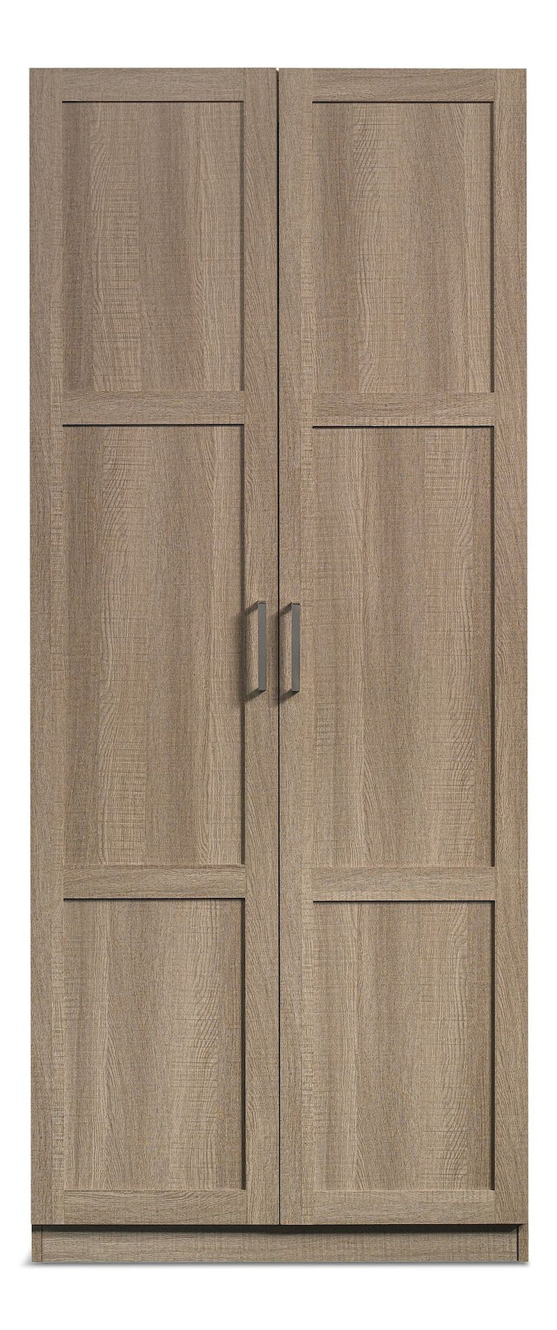 2-Door Storage Cabinet With Adjustable Shelves, Oak Finish T8797