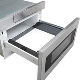 Built-In Microwave Drawer Oven with Hidden Controls, 24-in