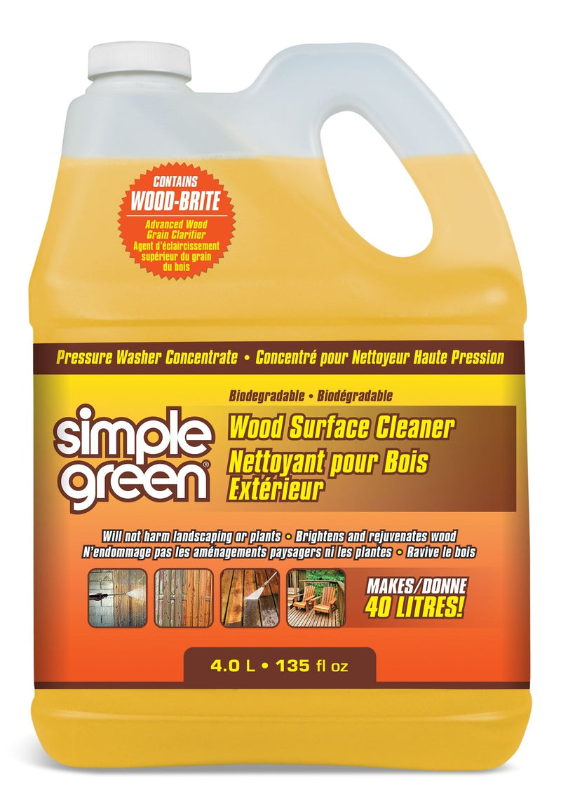 Wood Surface Concentrate Pressure Washer Detergent, 4L H1298