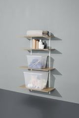 Floating Wall Shelf Board, Oak Sonoma Finish, 16 x 35-in