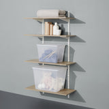 Floating Wall Shelf Board, Oak Sonoma Finish, 16 x 35-in