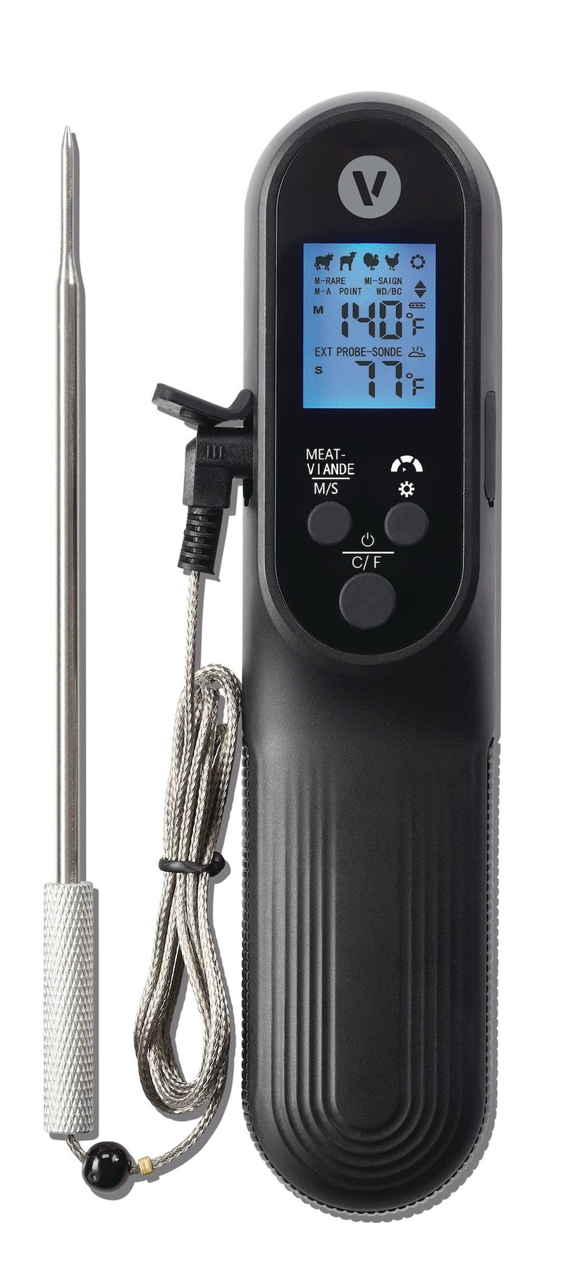 Rechargeable Dual Cooking Thermometer V4706