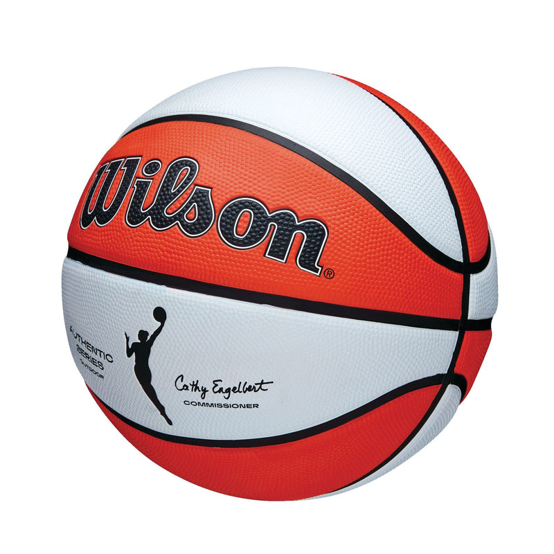 Authentic Series Youth Kids' Outdoor Basketball, Size 6 (28.5-in), Orange/White U9723