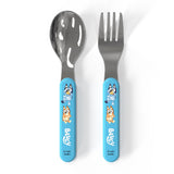 Flatware Set with Fork & Spoon, 2-Pc